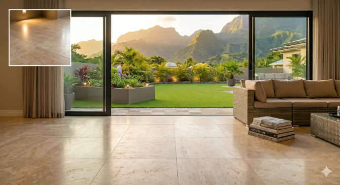 Carrelage sol intérieur Réunion