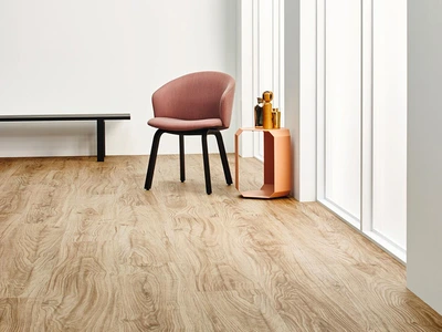 Sol intérieur aspect parquet clair