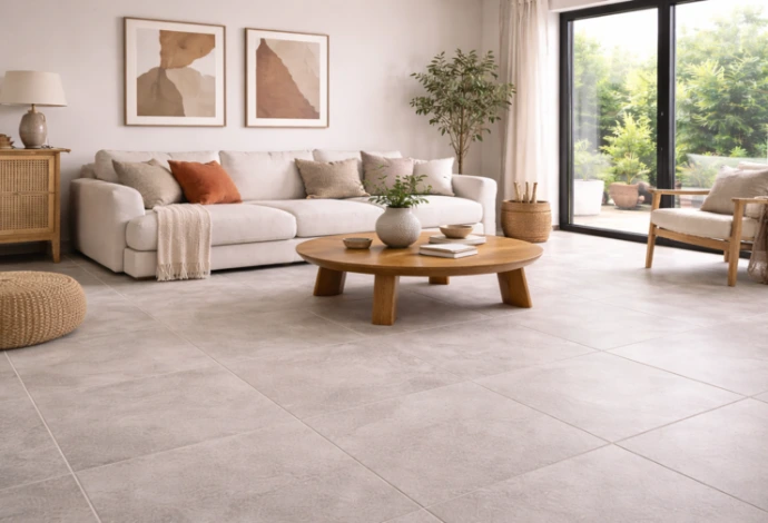 Vente de carrelage sol clair pour espaces de vie à Saint-André