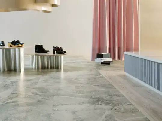 Dalles vinyle LVT imitation carrelage