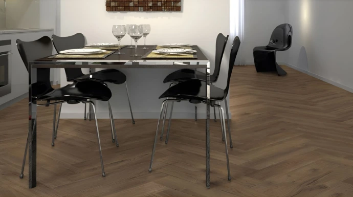 Vente et pose de parquet pour salle à manger moderne à Saint-Denis