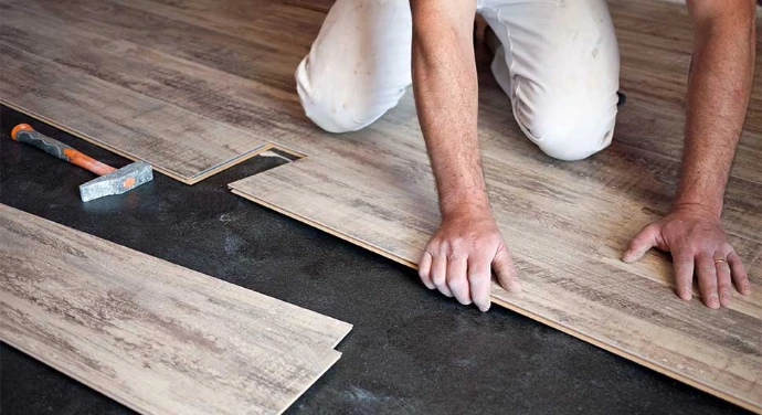 Pose de parquet à Saint-Paul