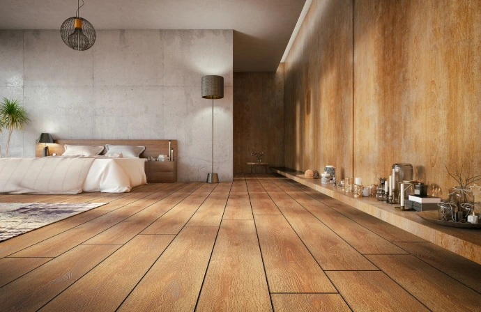 Pose de parquet à Salazie