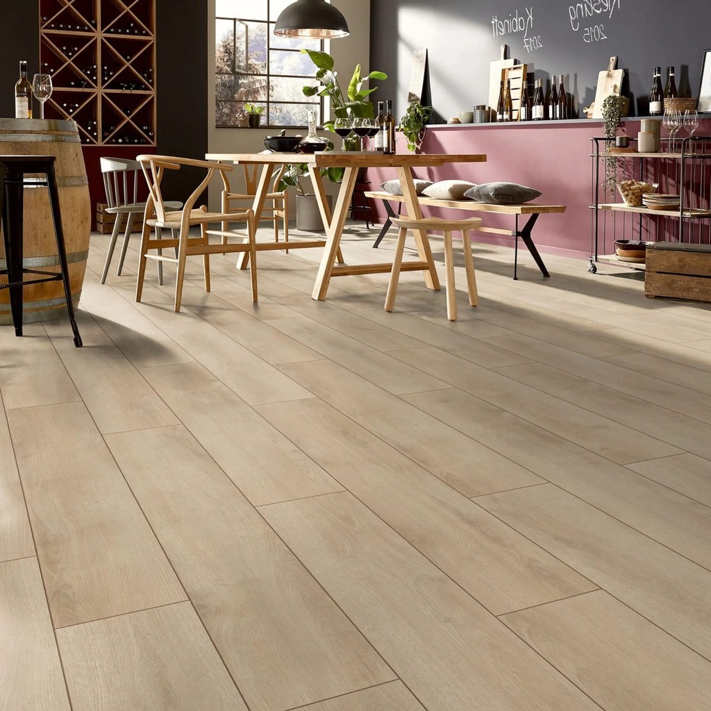 Sol stratifié Expert Click Chêne summer nature - Standard Plus 