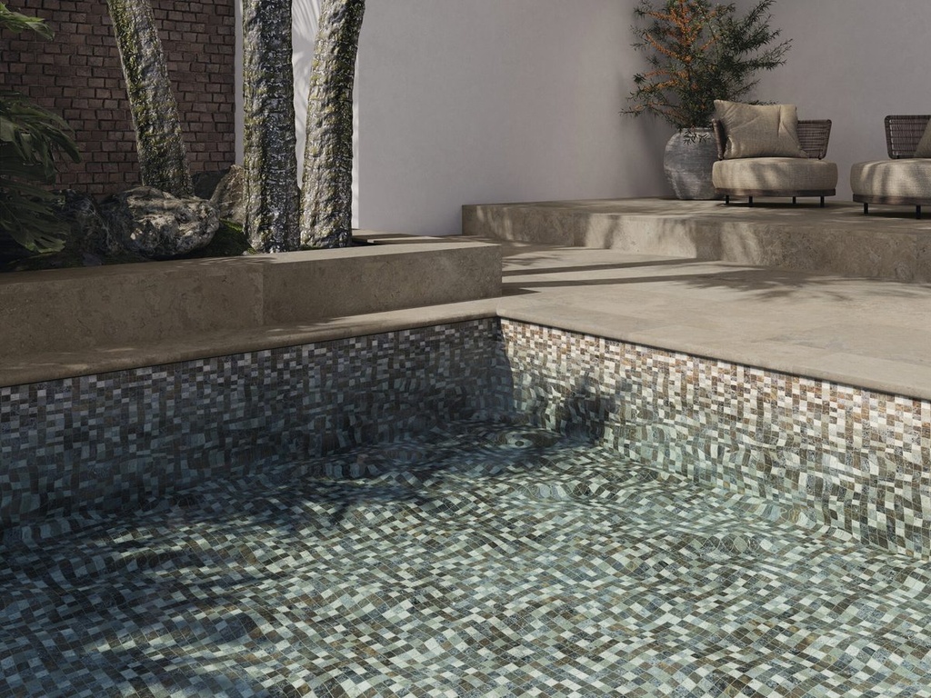 Glass Mosaic Pierre de Bali - 31,5x39,6 cm   