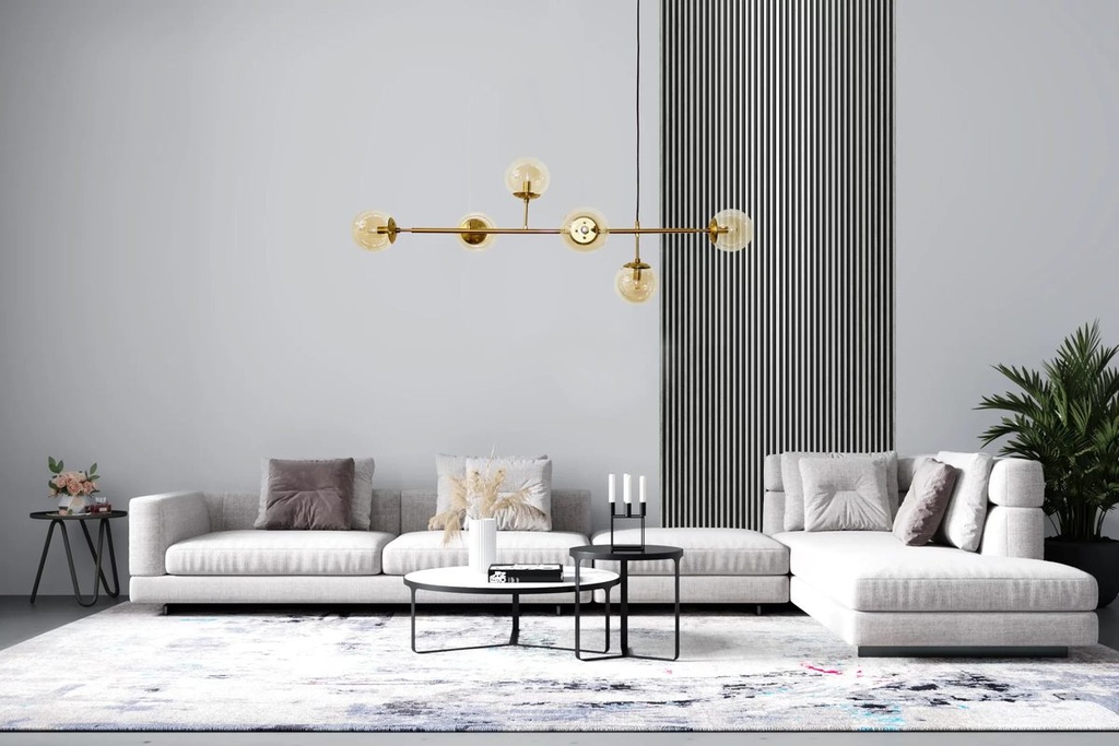 Panneau mural/acoustique - Monet Silver Black 