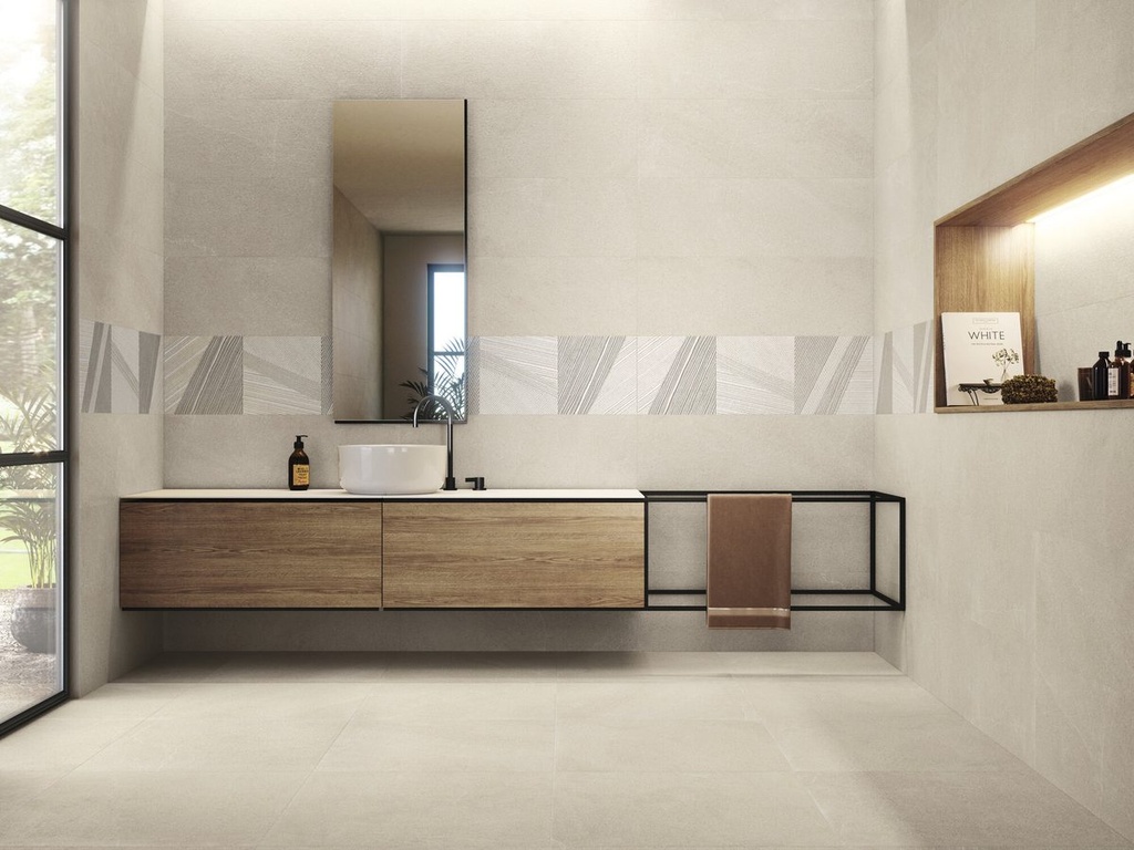 Carrelage Burlington Ivory - 75x75 cm  