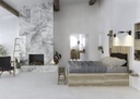 Carrelage Wabi Bianco Lapatto - 60x120 cm   