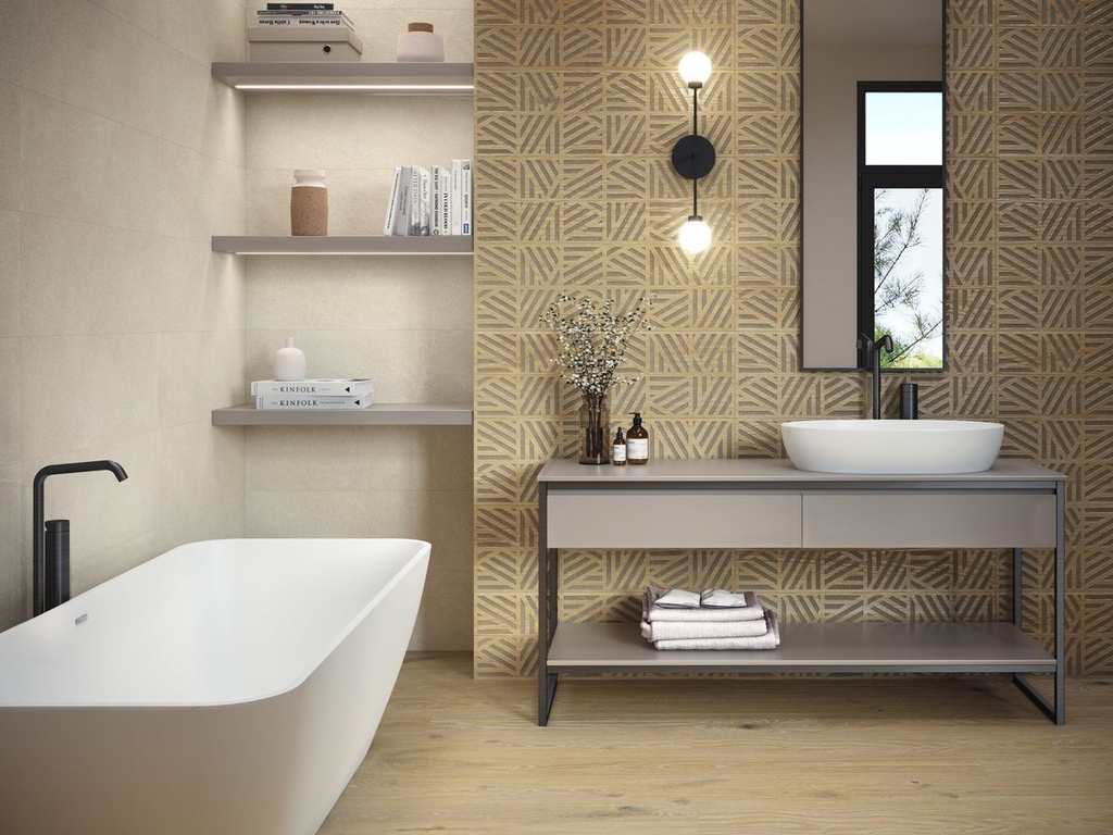 Carrelage Burlington Ivory - 30x90 cm  