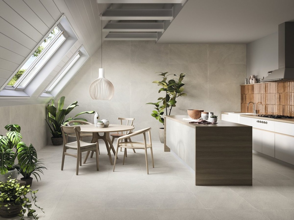 Carrelage Burlington Pearl - 120x120 cm  (antidérapant)