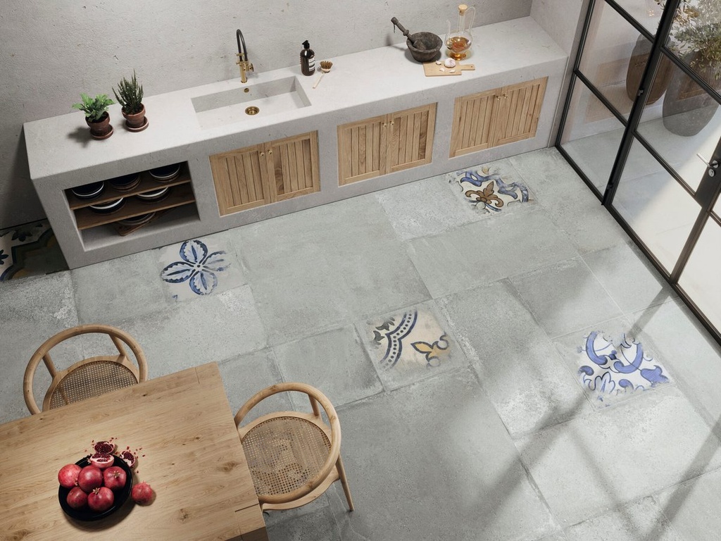 Carrelage Casale Cenere Rect - 60x60 cm   