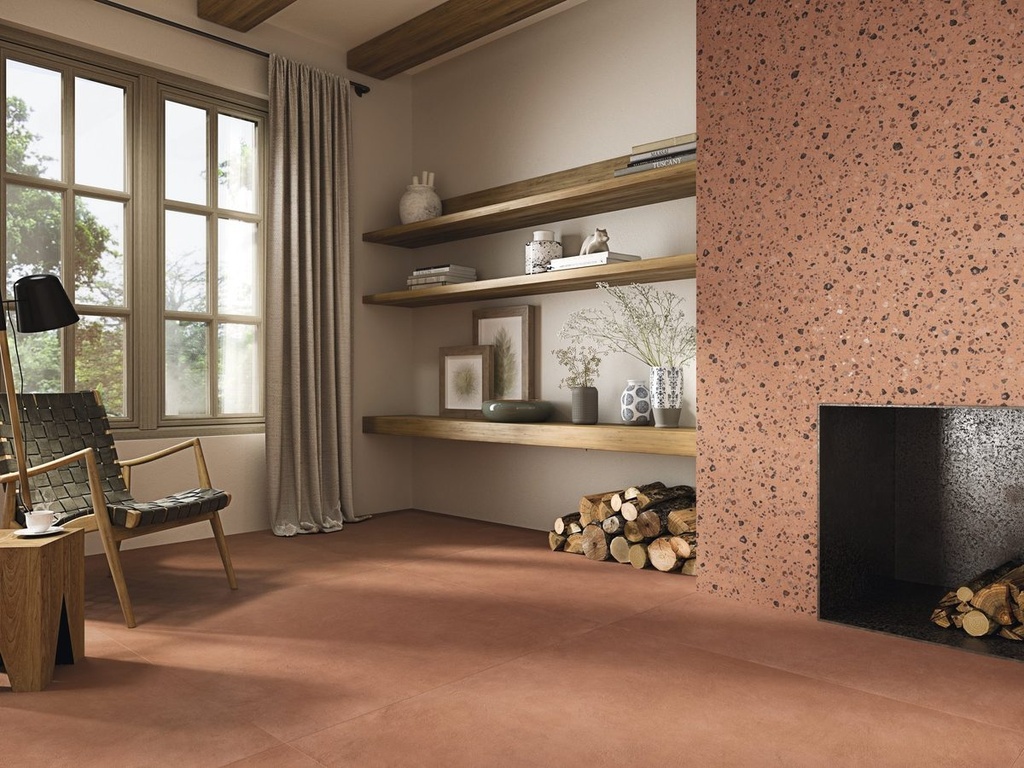 Carrelage Argillae Coral rect - 60x120 cm (antidérapant)