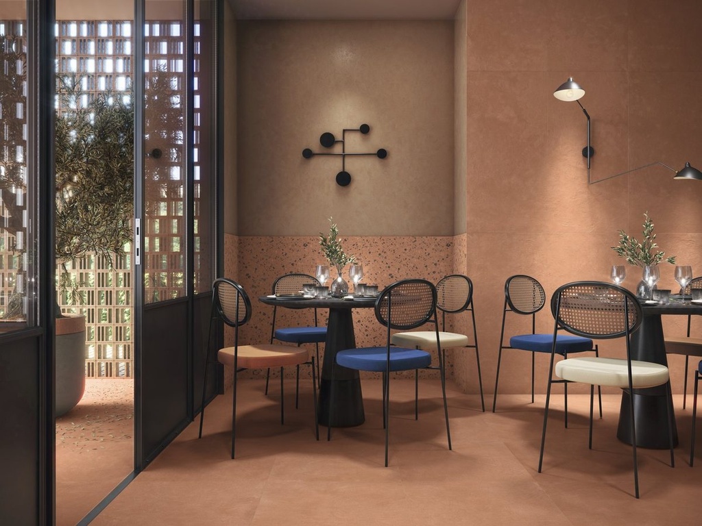 Carrelage Argillae Coral rect - 60x60 cm (antidérapant)