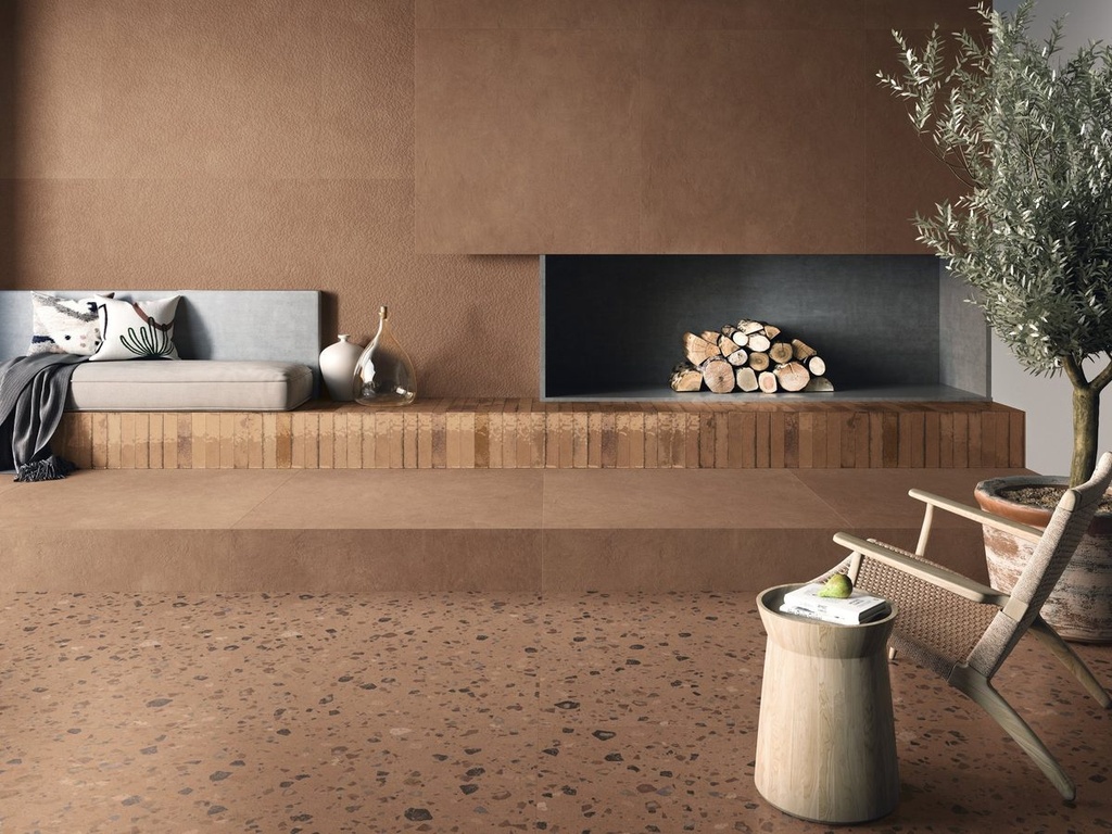 Carrelage Argillae Terra rect - 120x120 cm (antidérapant)